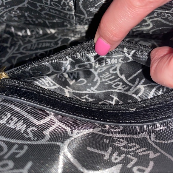 Betsey Johnson Backpack Pink, White & Black - Picture 10 of 16